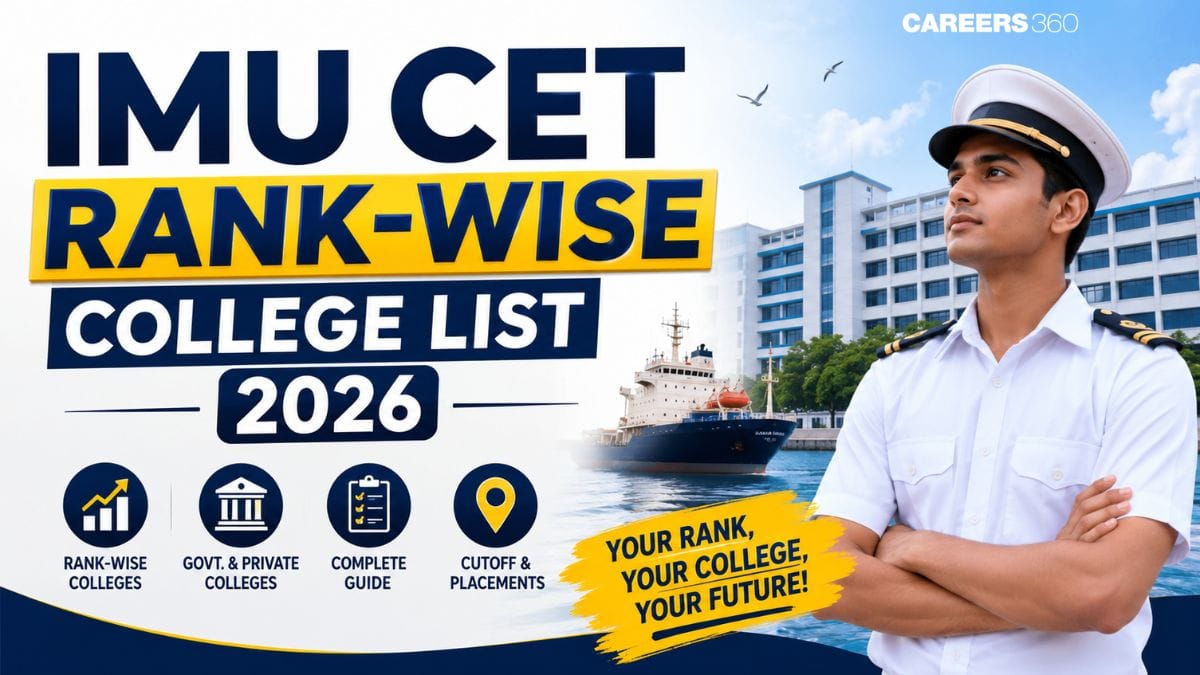 IMU CET Rank Wise College List 2026: Check Rank vs College, Cutoff