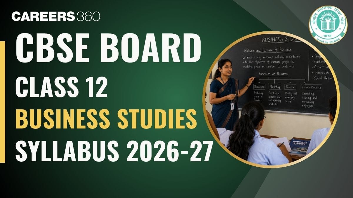 CBSE 12th Business Studies New Syllabus 2026-27 Released at cbseacademic.nic.in