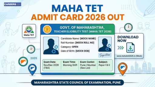 MAHA TET Admit Card 2026 Out at mahatet.in - Download Link