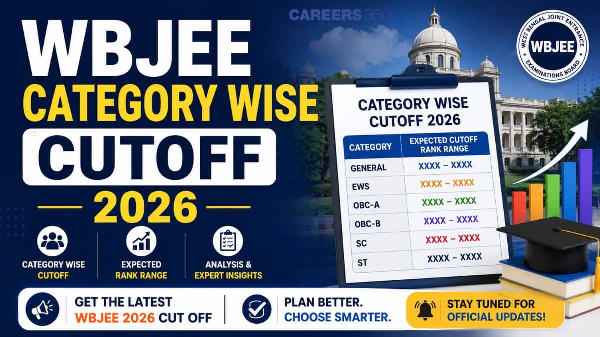 WBJEE Category Wise Cutoff 2026 for GEN, OBC, SC, ST, EWS