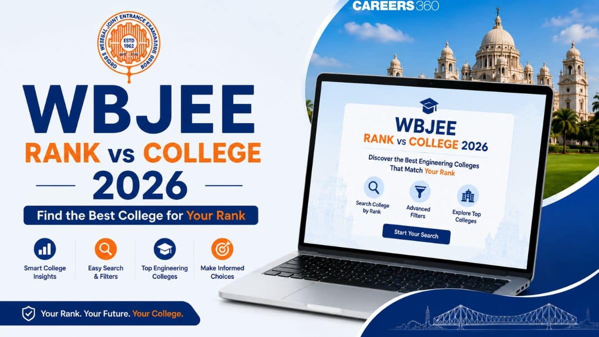 WBJEE Rank vs College 2026: Rank Wise College List for Engineering Admission