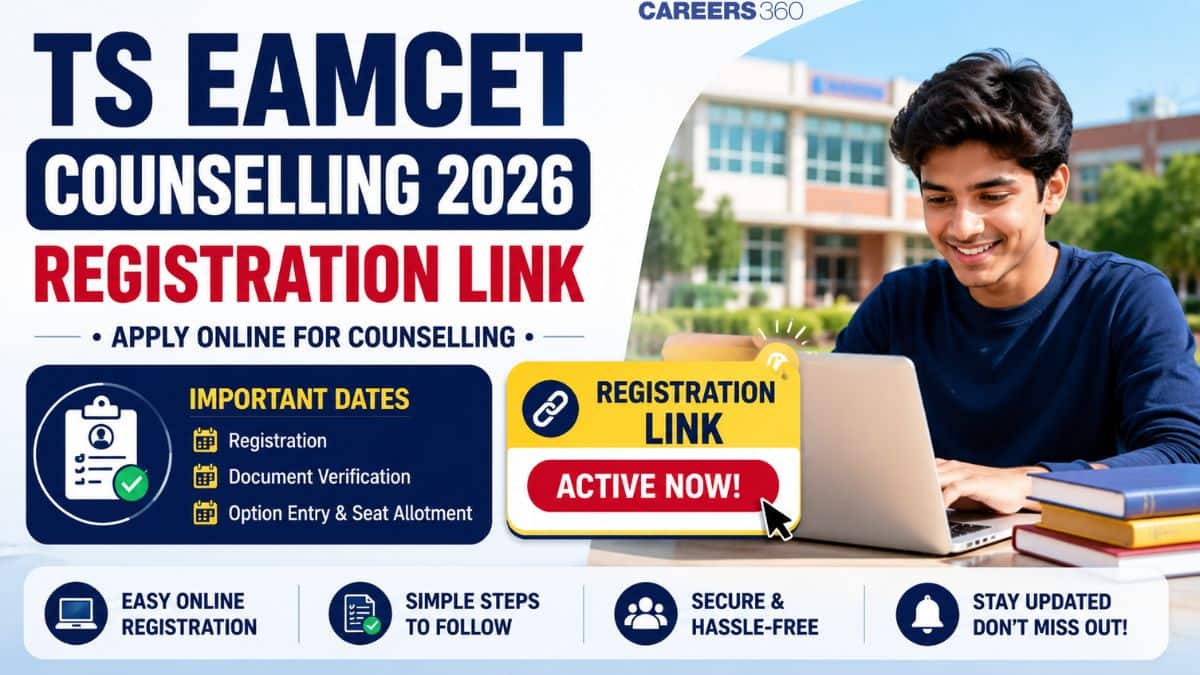 TS EAMCET Counselling 2026 Registration Link Out at tgeapcet.nic.in: Steps to Register