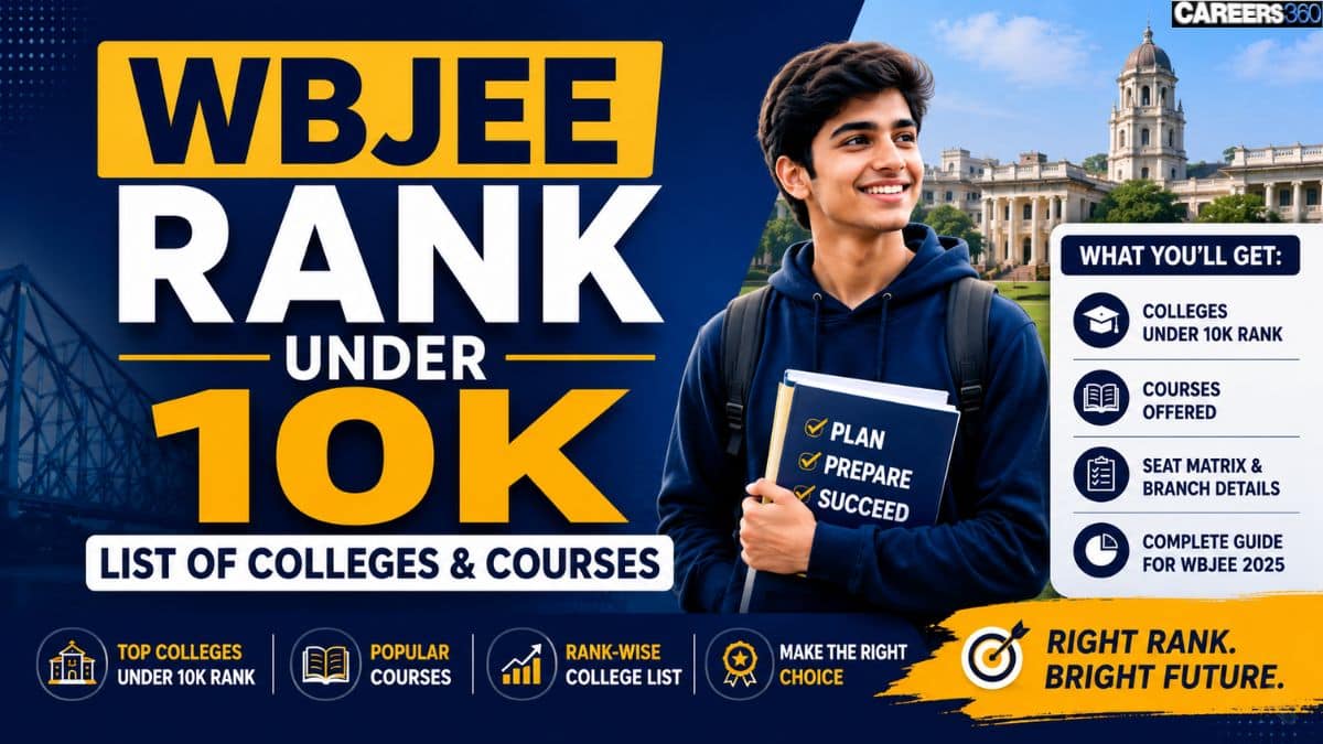 WBJEE 2026 Rank Under 10K? Here is List of Colleges & Courses for BTech Admission