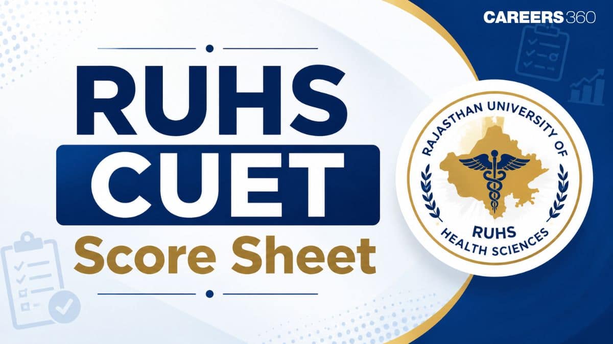 RUHS CUET 2026 Scoresheet (Today): PDF Download Link