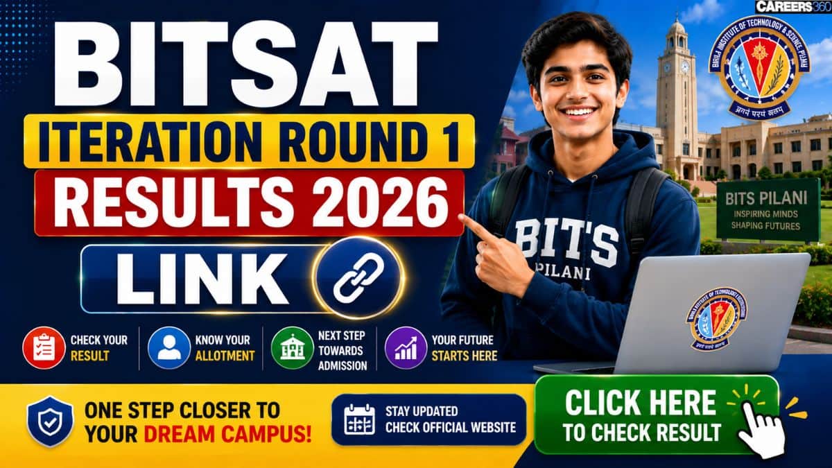BITSAT Iteration Round 1 Results 2026 Link at bitsadmission.com: Check Seat Allotment
