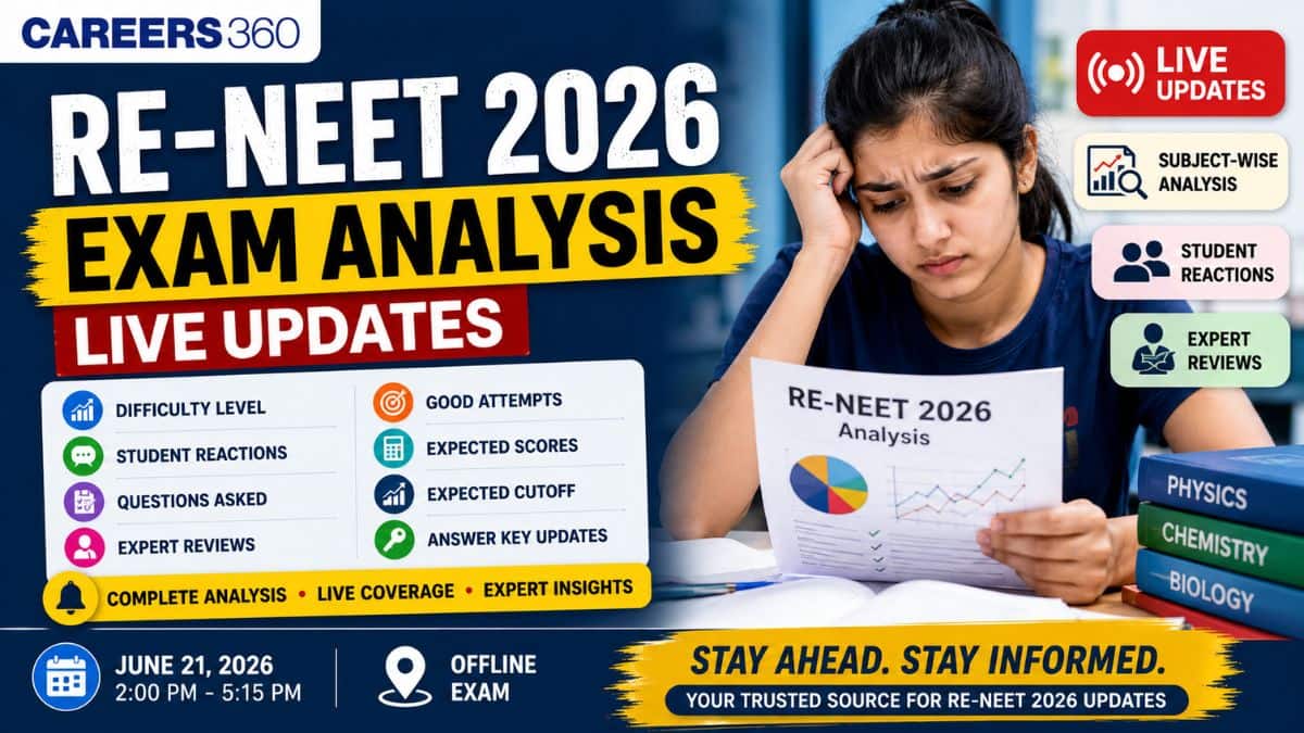 Re NEET 2026 Exam Analysis Live Updates: Difficulty Level, Student Reactions & Questions Asked