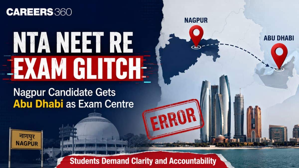 NTA NEET RE Exam Glitch 2026: Nagpur Candidate Shocked After NTA Allots Abu Dhabi Centre