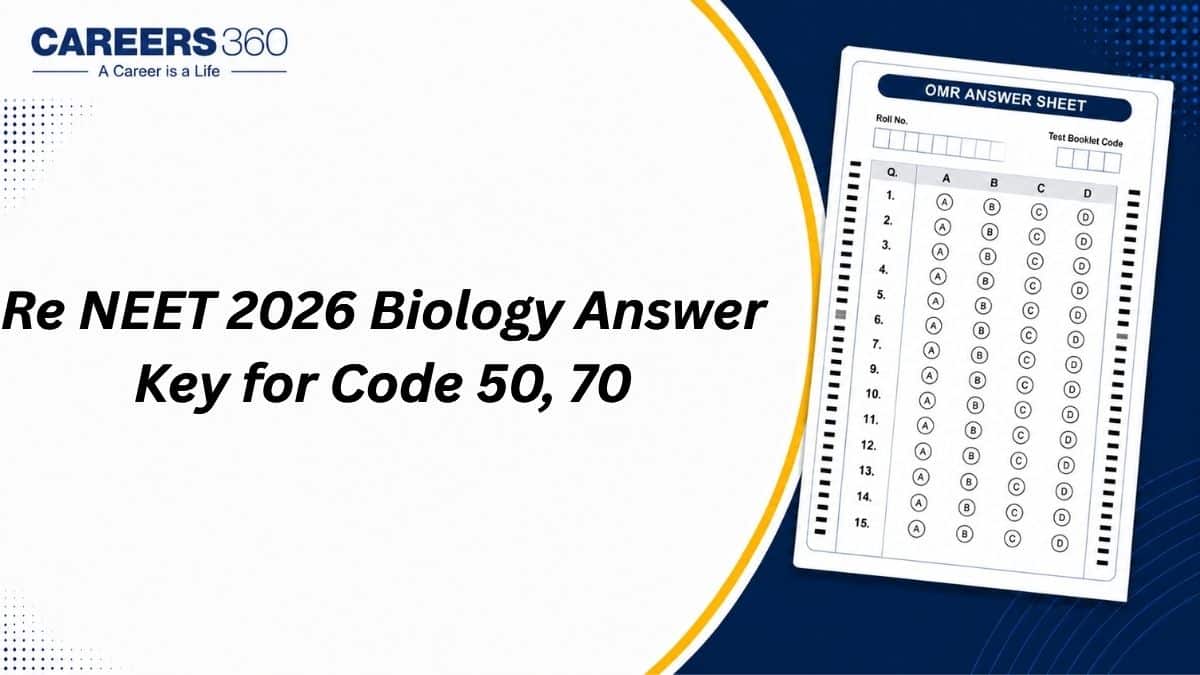 Re NEET 2026 Biology Answer Key for Code 50, 70: PDF Download Links