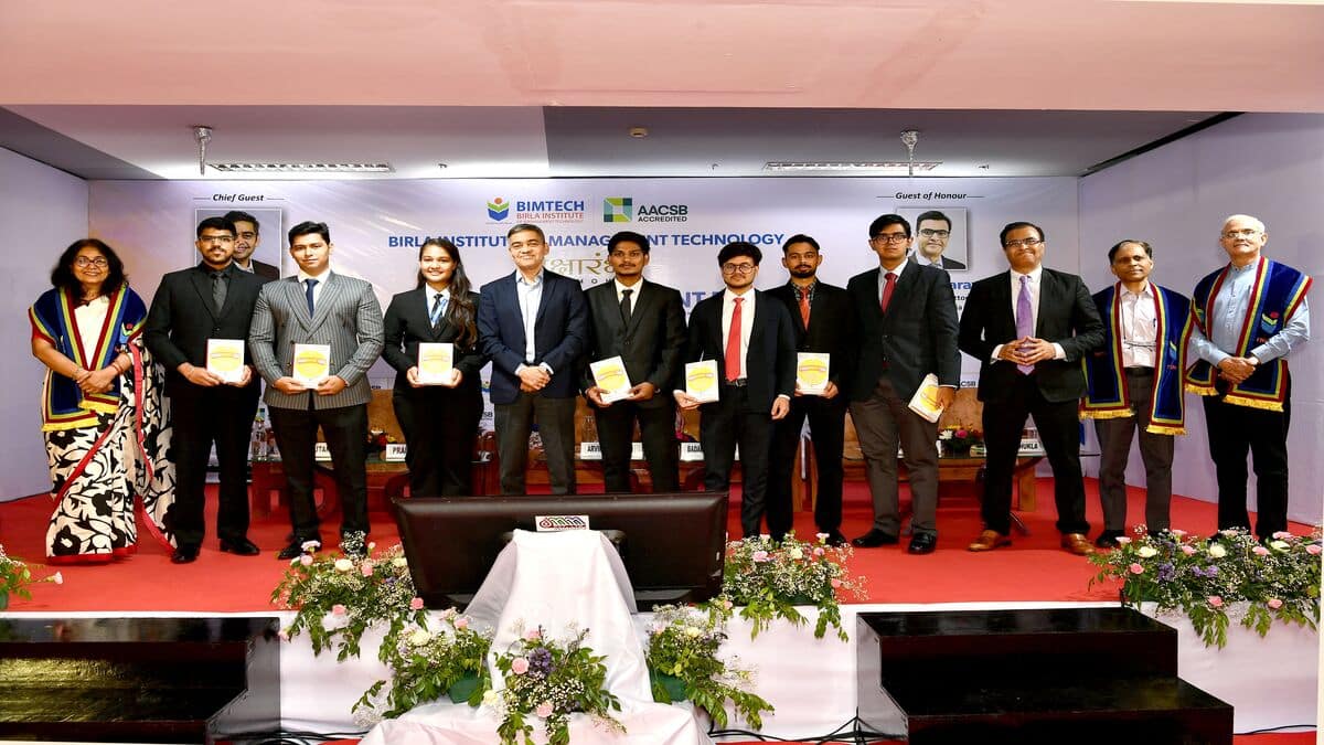 The new cohort has 40% women and 60% men, along with a "rich mix of perspectives, experiences, and aspirations," BIMTECH said. (Image source: Official)