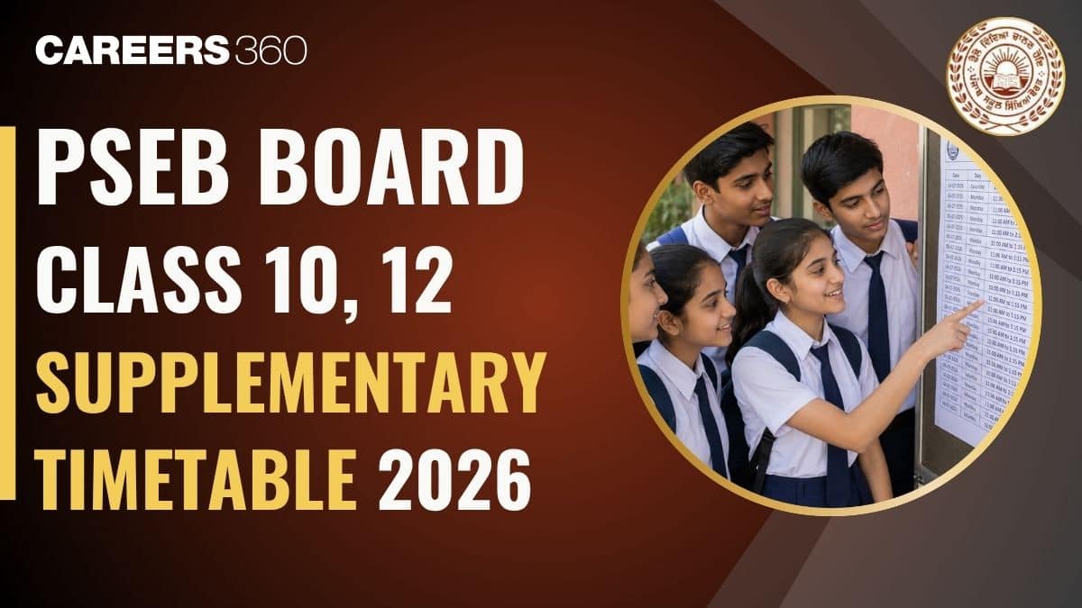 Punjab PSEB 10th 12th Supplementary Date Sheet 2026 Out at pseb.ac.in