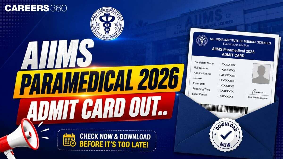 AIIMS Paramedical 2026 Admit Card Out: Download Link @aiimsexams.ac.in