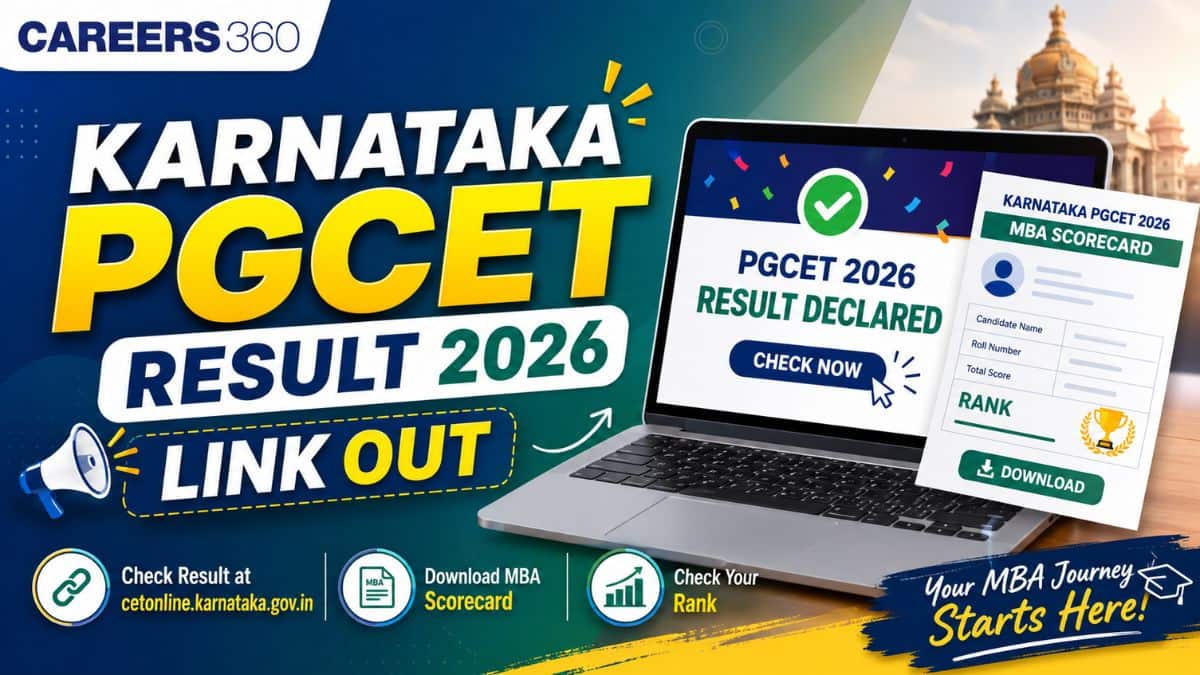 Karnataka PGCET Result 2026 Link Out at cetonline.karnataka.gov.in; Download MBA Scorecard and Check Rank