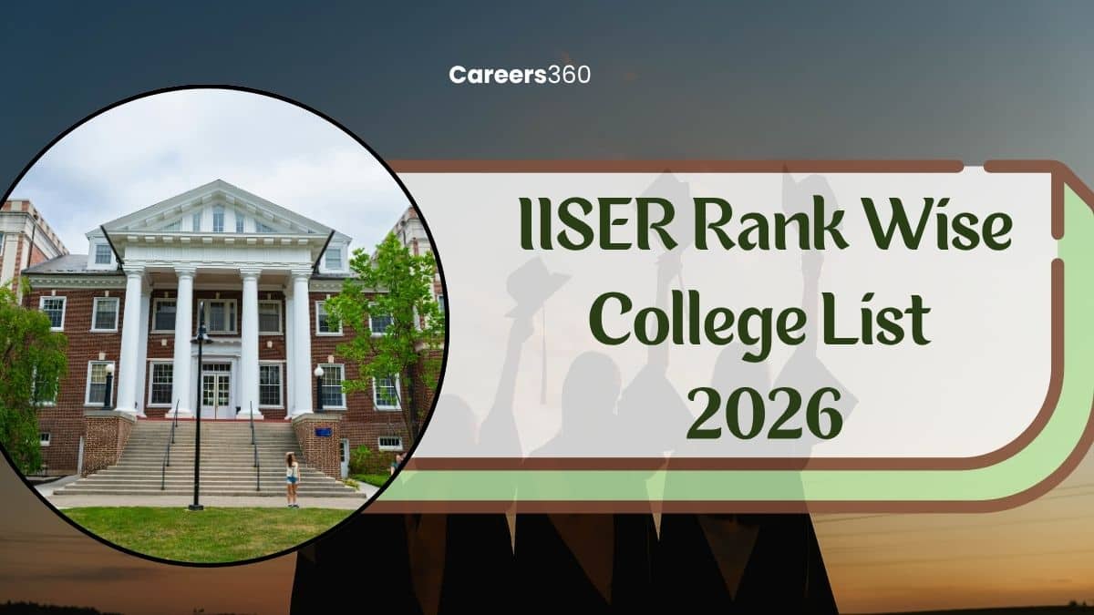 IISER Rank Wise College List 2026 – Top IISERs by Cutoff & Preference - Careers360
