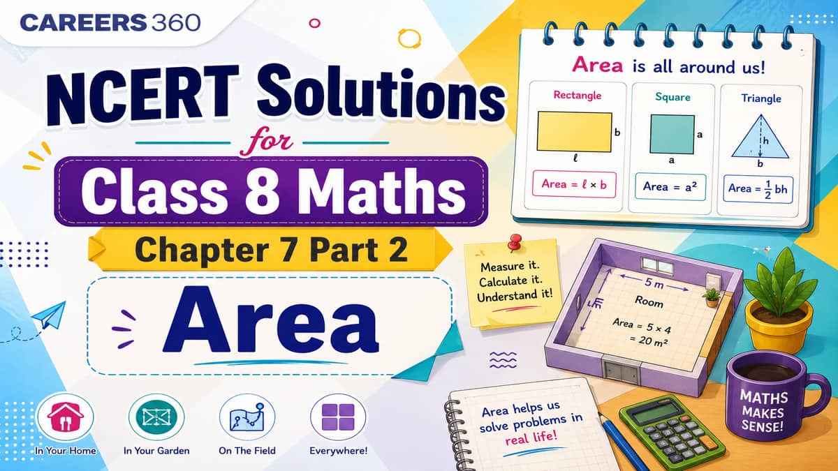 NCERT Solutions for Class 8 Maths Part 2 Chapter 7 - Area