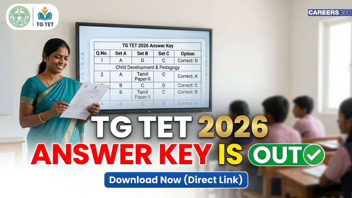 TG TET Answer Key 2026 Out: Direct link to Download Response sheet