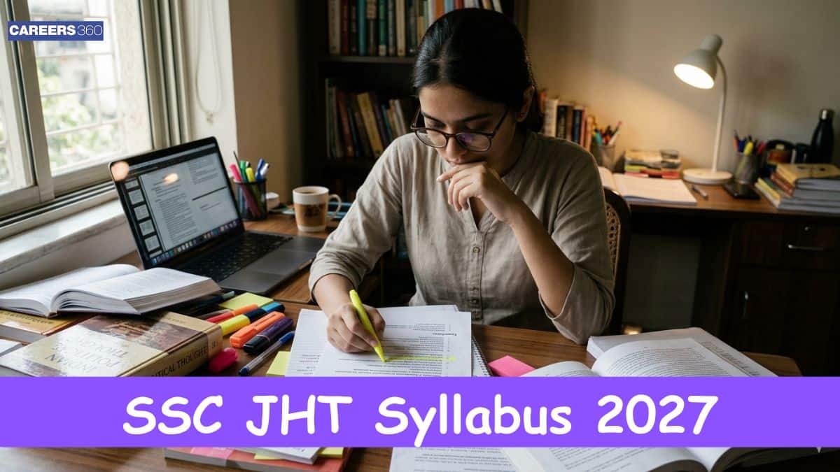 SSC JHT Syllabus 2027 - Check SSC JHT Subject Wise paper 1 and 2 syllabus