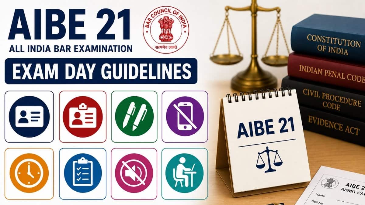 AIBE 21 Exam Day Guidelines: Rules, Checklist, Things to Avoid