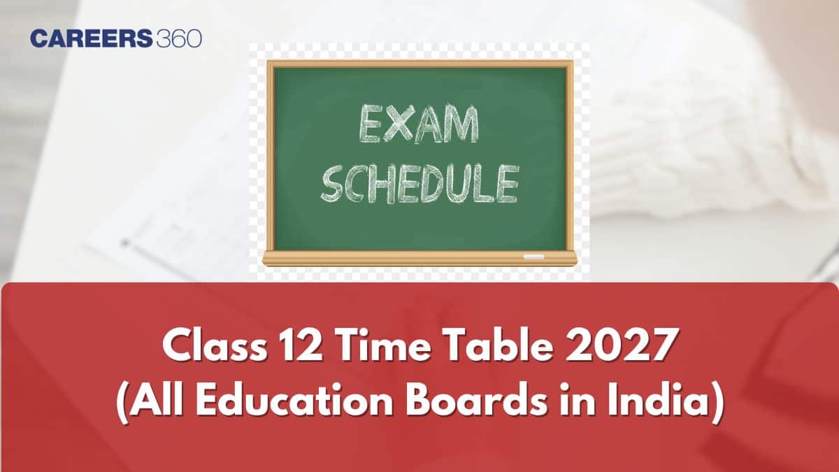 Class 12 Time Table 2027: Board-Wise Exam Dates, Date Sheet Release Status & PDF Download
