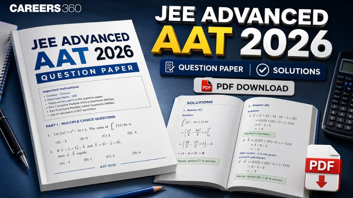 JEE Advanced AAT 2026 Question Paper and Answer Key with Solutions PDF