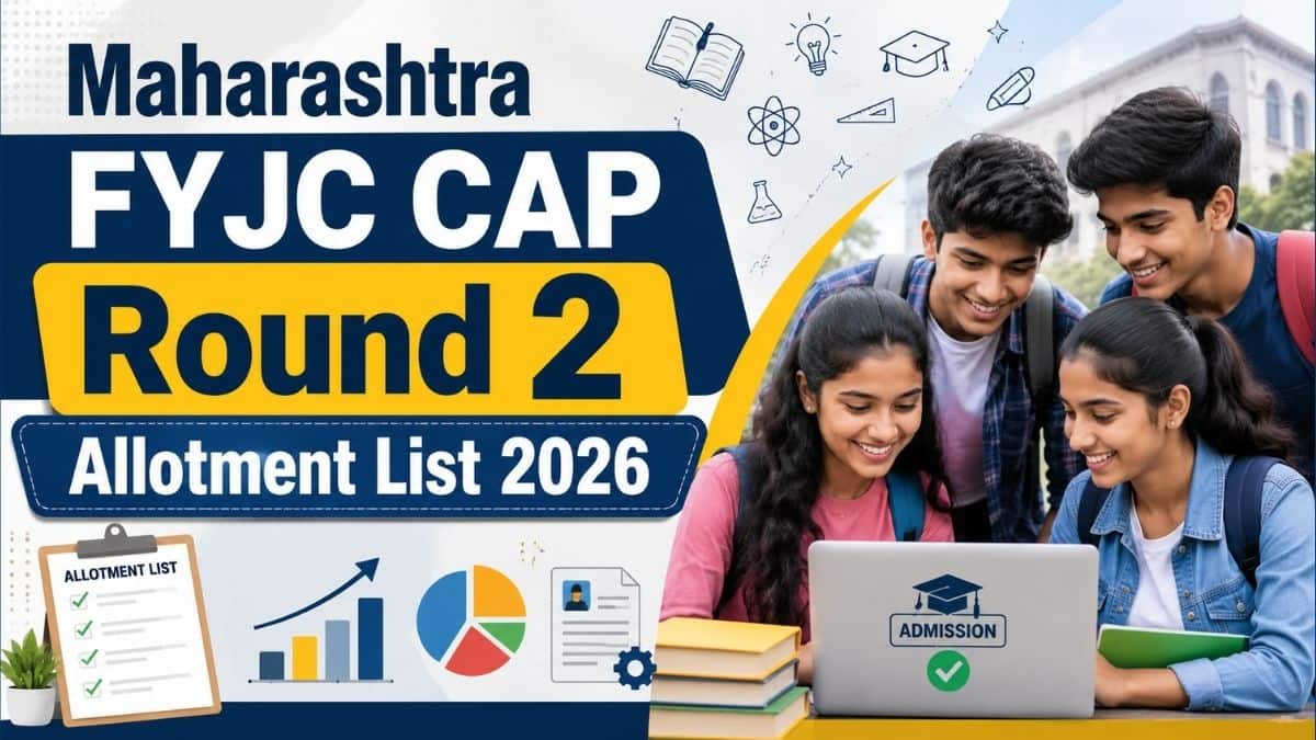 Maharashtra FYJC Round 2 Allotment List 2026 on June 5 - Vacant Seats, Admission Process & Documents