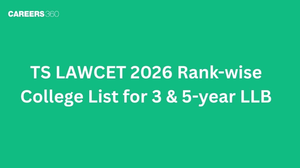 TS LAWCET 2026 Rank-wise College List for 3 & 5-year LLB