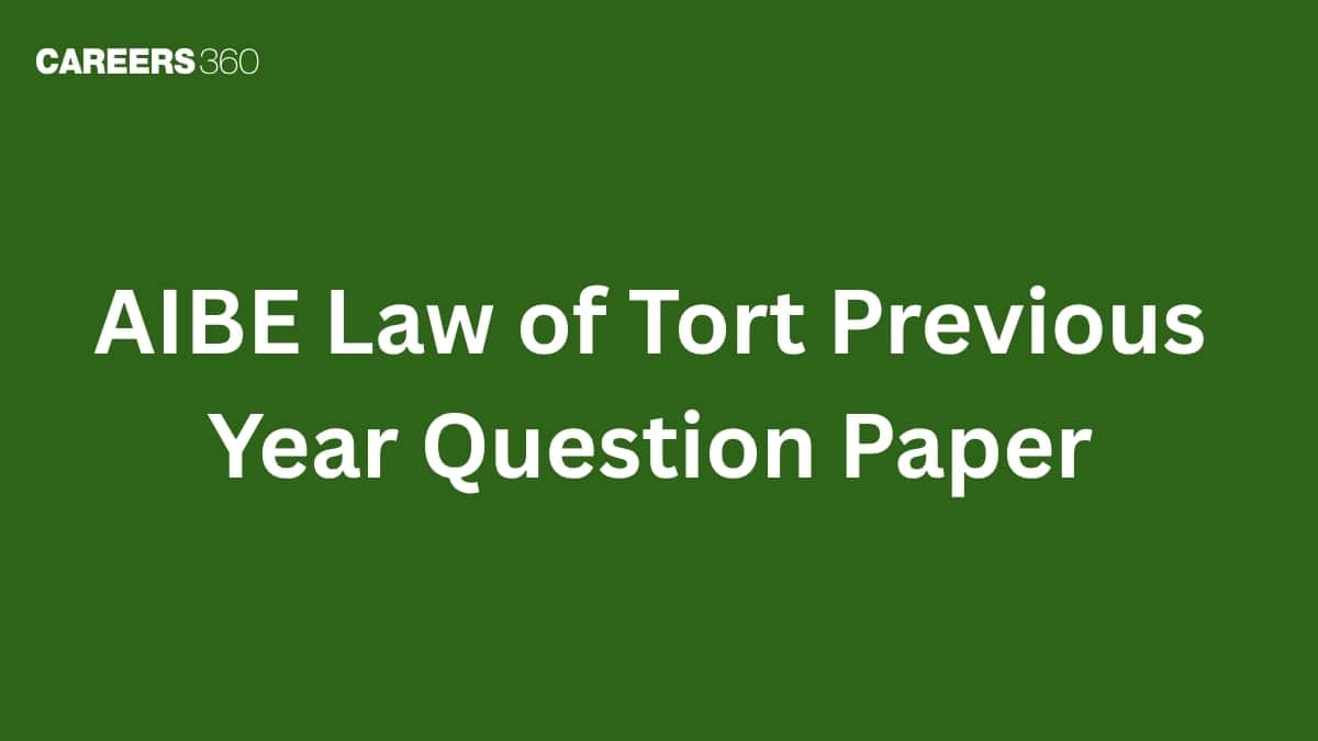 AIBE Law of Tort PYQs: Most Repeated Questions