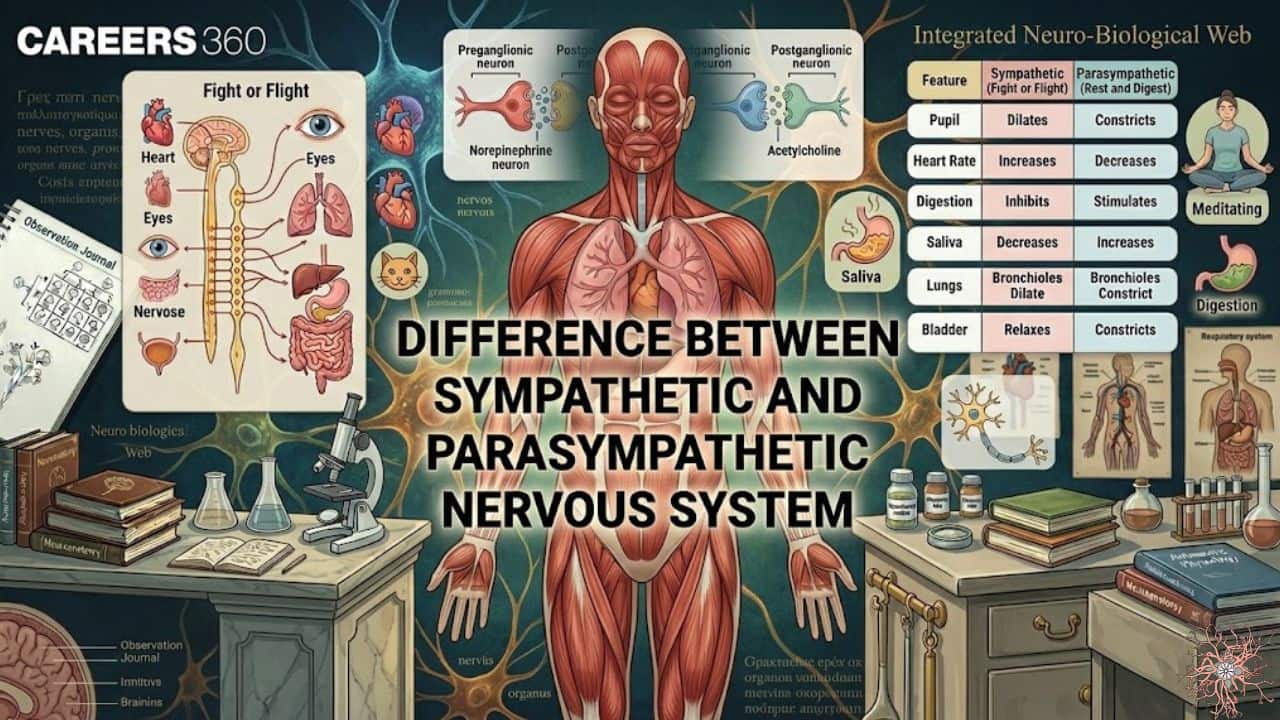 Difference Between Sympathetic And Parasympathetic Nervous System ...