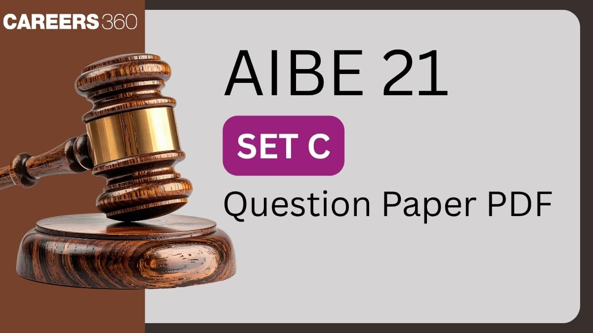 AIBE 21 SET C Question Paper 2026 PDF with Solutions