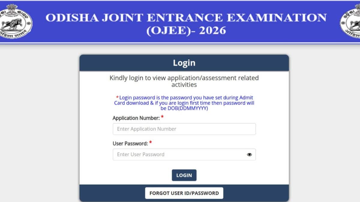 OJEE result 2026 out (Image Credit: Official Website/ojee.nic.in)