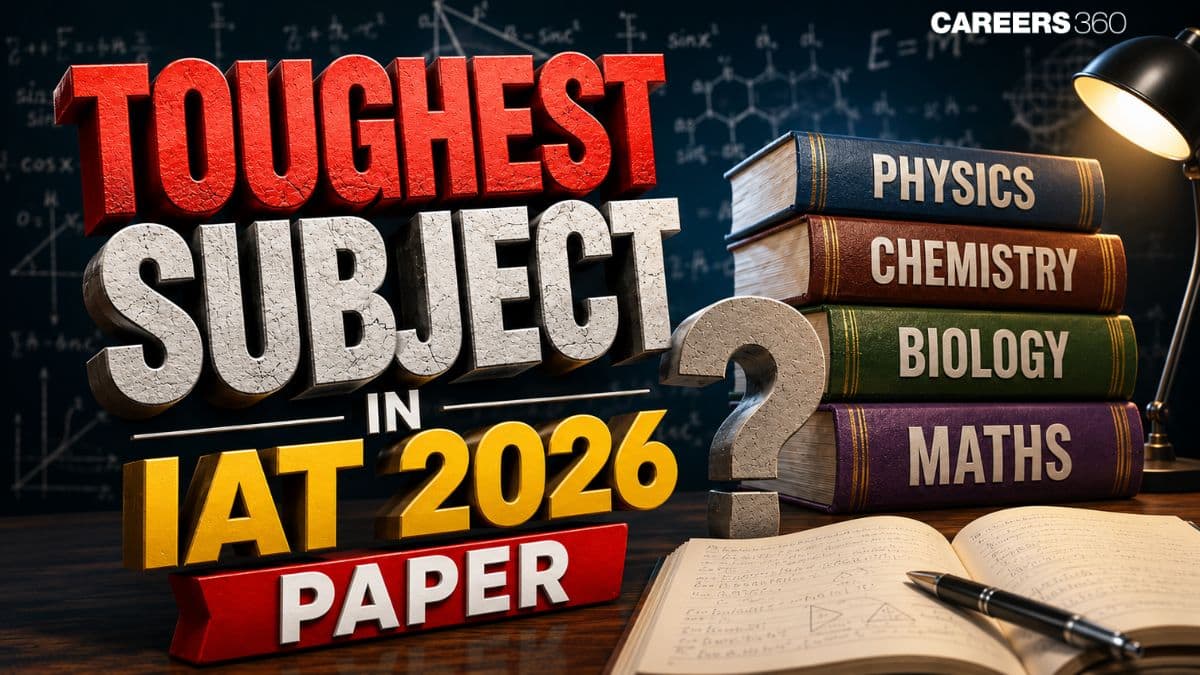 Toughest Subject in IAT 2026 Paper: Physics, Chemistry or Biology? Expert Analysis