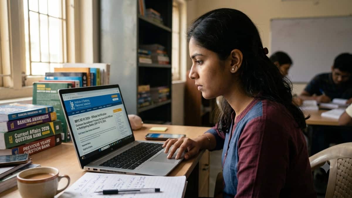 IBPS SO Notification 2026 Out for Specialist Officers, Apply link available at ibps.in