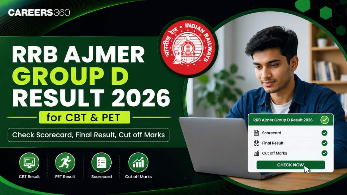 RRB Ajmer Group D Result 2026 Declared- Check Scorecard, Cut off Marks
