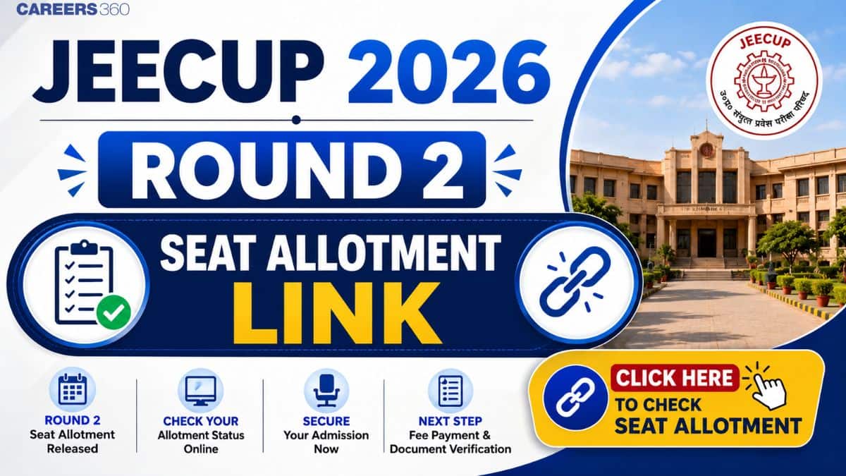 JEECUP 2026 Round 2 Seat Allotment Link at jeecup.admissions.nic.in Today: Download Allotment Letter
