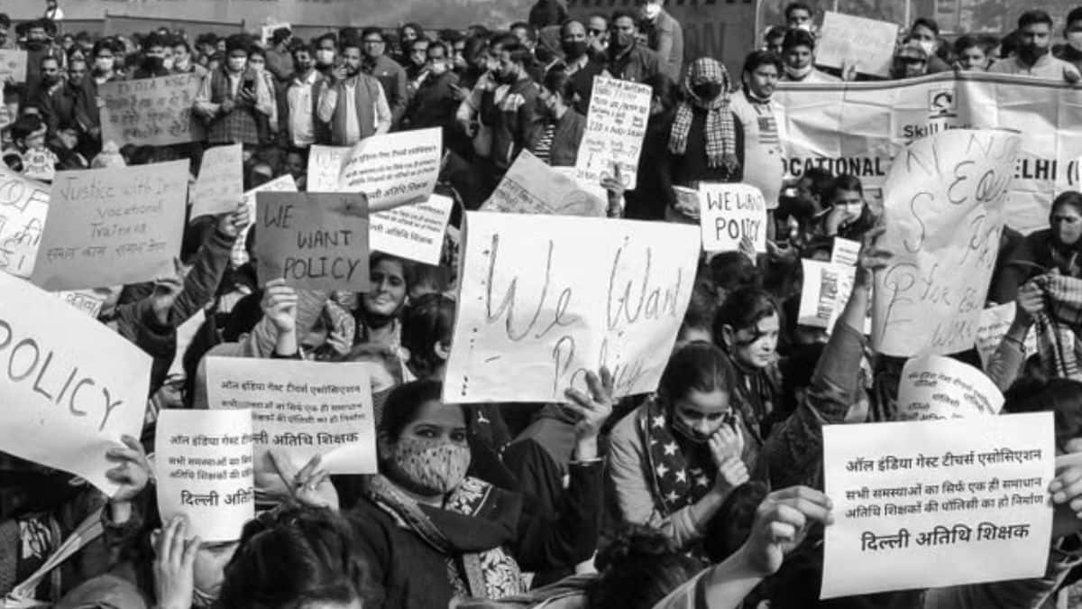 NSUI holds 'Mashaal' march in Delhi (Representational image: pexels)