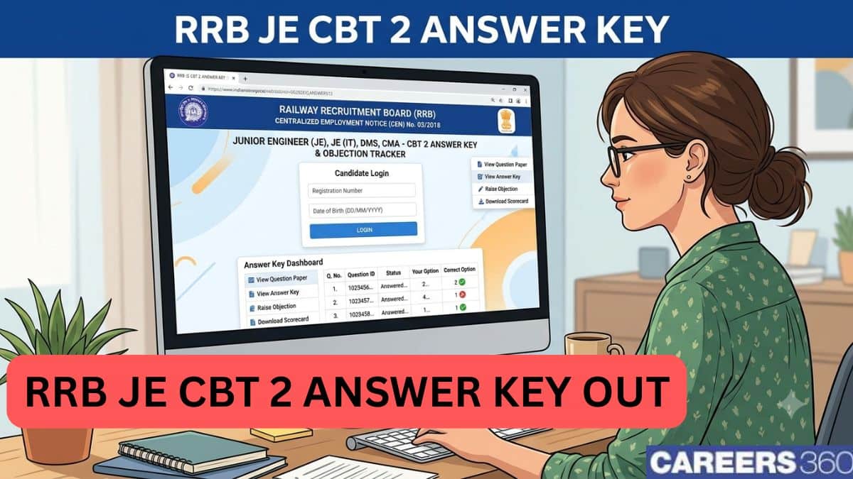 RRB JE CBT 2 Answer Key 2026 Out: Download PDF Here