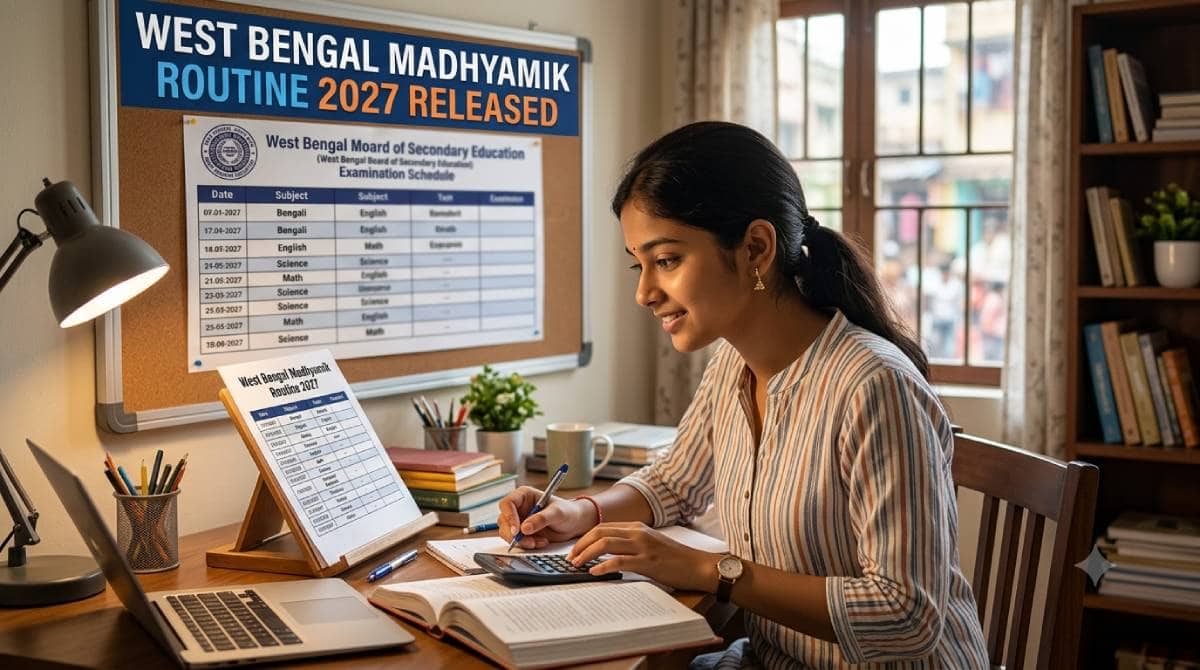 Madhyamik Routine 2027 West Bengal Out - Check WBBSE Exam Date PDF
