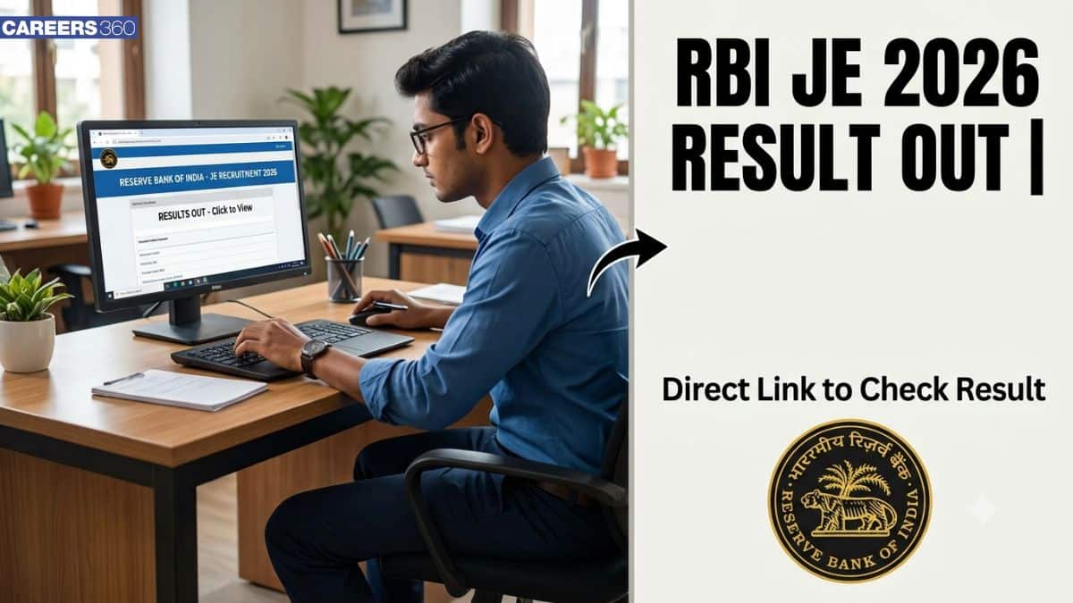 RBI JE Result 2026 Out