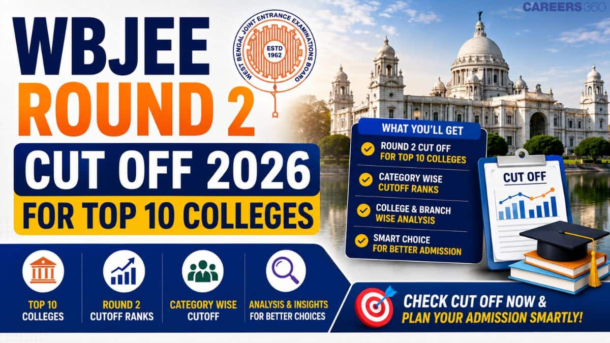 WBJEE Round 2 Cutoff 2026 for Top 10 Colleges: Opening & Closing Ranks