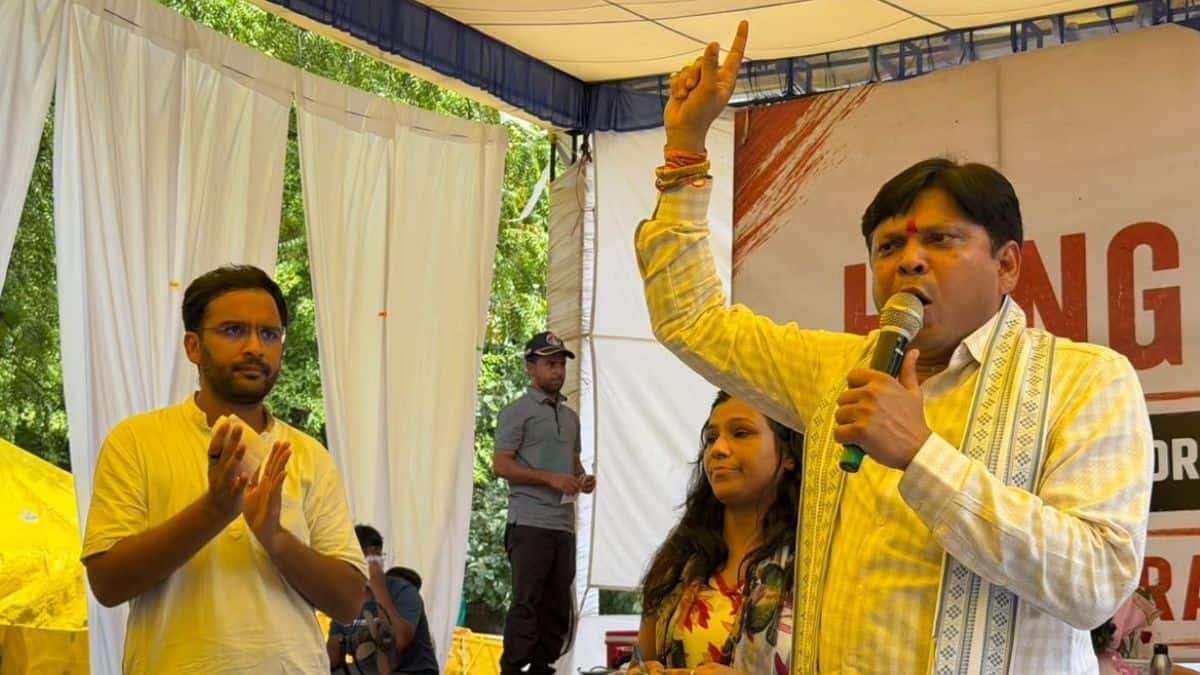 पडोले ने उस समय वांगचुक के प्रति अपना समर्थन जताया है, जब कांग्रेस ने इस प्रदर्शन से दूरी बनाकर रखी है। (इमेज-एक्स/@abhijeet_dipke)