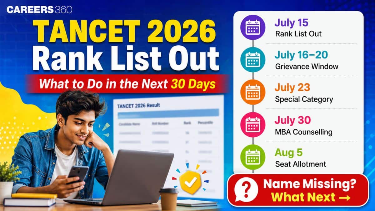 TANCET 2026 Rank List Released: What to Do Next, Counselling Choice Filling, & What If Your Name Is Missing?