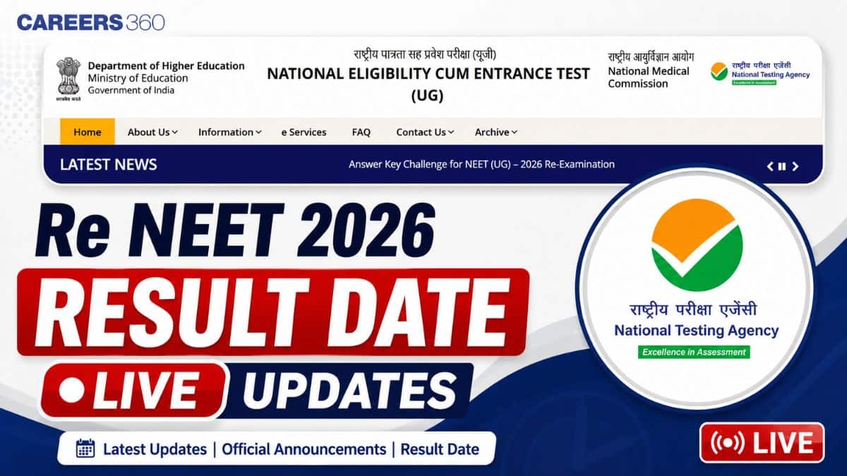 Re NEET UG 2026 Result Date Live: OMR Sheet OUT, Cut Off, Result Kab Aayega at neet.nta.nic.in - Careers360