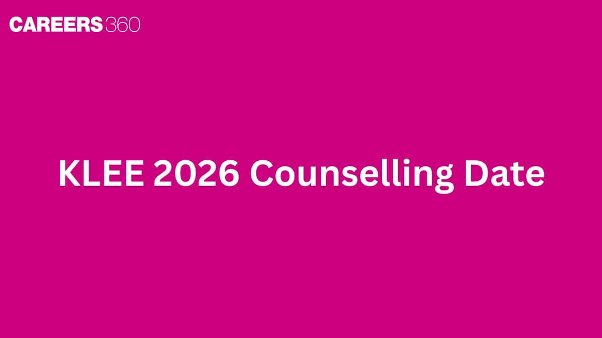 KLEE 2026 Counselling Date: Seat Allotment List