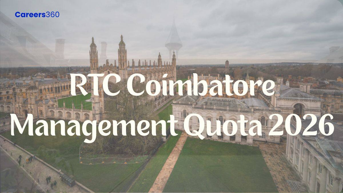 Rtc Managed RTC Coimbatore Management Quota 2026 - Admission, Fee, Cut Off
