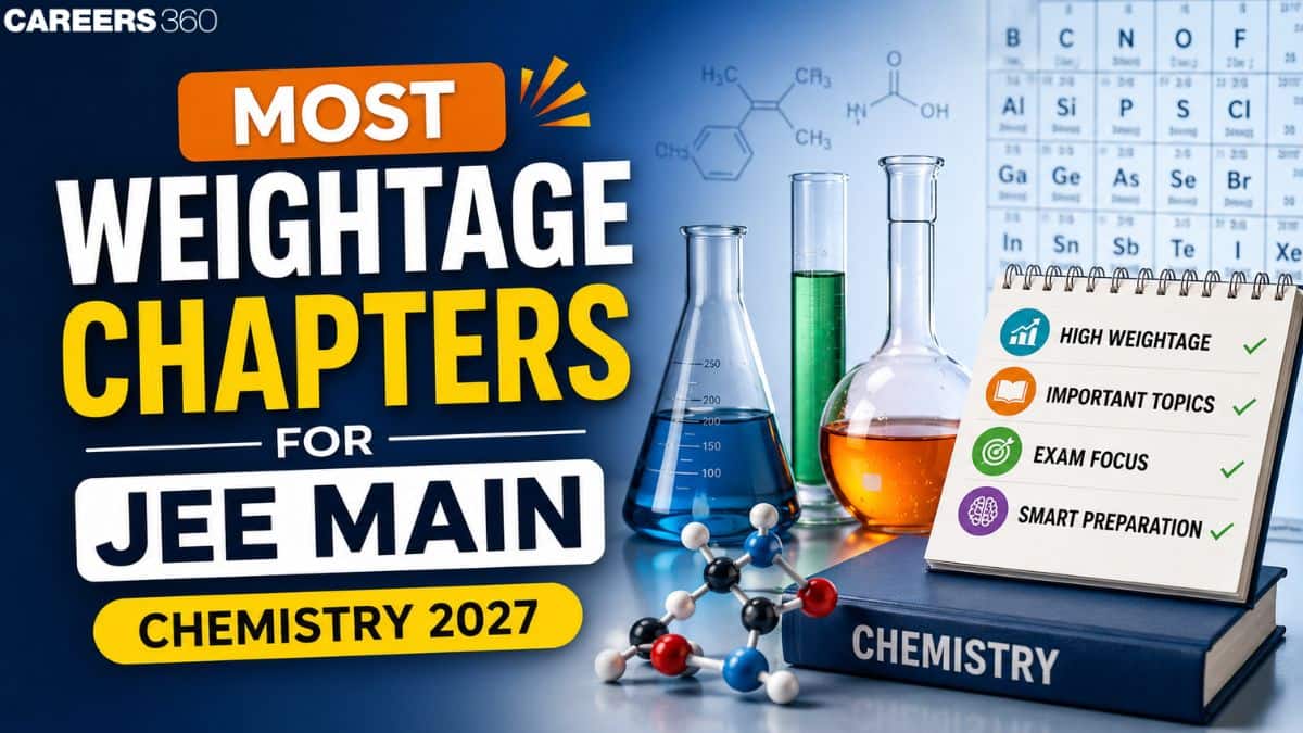 Most Weightage Chapters for JEE Main Chemistry 2027: Topic-wise