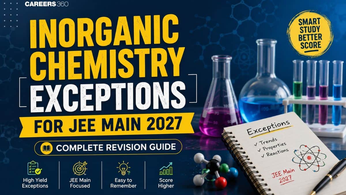 Inorganic Chemistry Exceptions for JEE Main 2027: Revision Guide