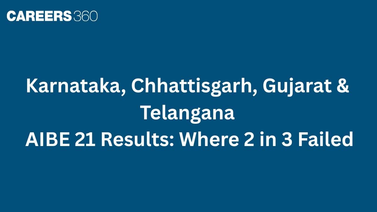The Failure Belt: Karnataka, Chhattisgarh, Gujarat & Telangana — AIBE 21 Results: Where 2 in 3 Failed