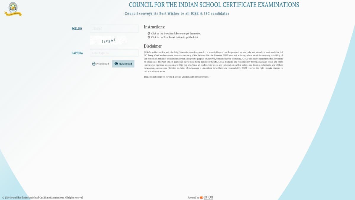 ICSE Class 10 improvement examination result 2026 out (Image: Official website)
