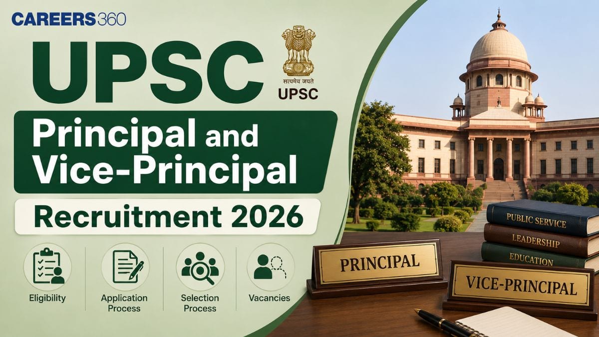 UPSC Principal and Vice-Principal Recruitment 2026: Notification Out, Apply Online, Eligibility & Vacancy
