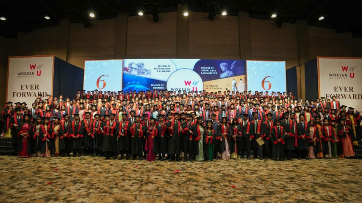 Woxsen University convocation highlights academic excellence and achievements. (Image: Woxsen University)