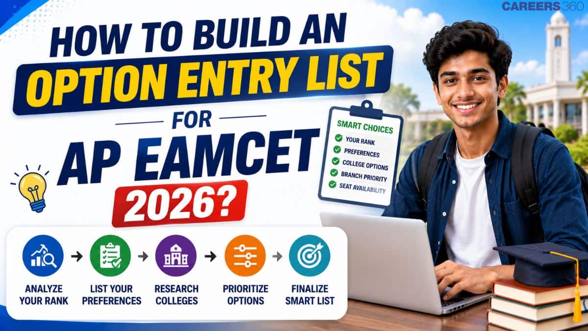 How to Build an Option Entry List for AP EAMCET 2026? Step by Step Guide